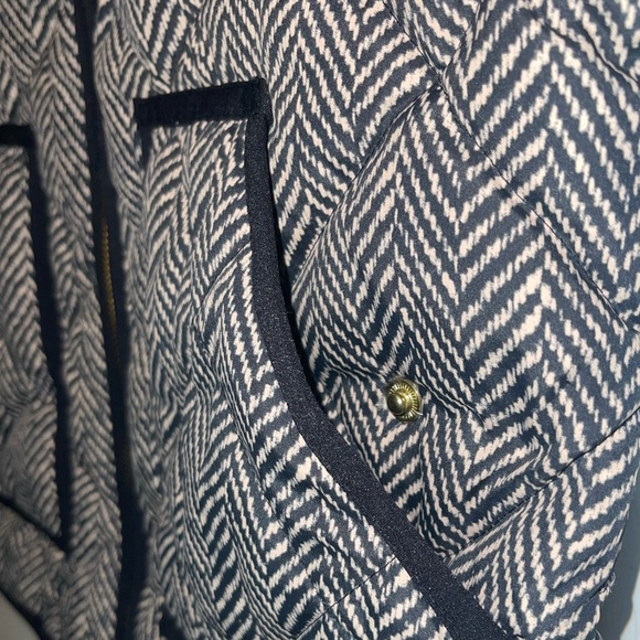 J. Crew Black and White Herringbone Vest - Picture 4 of 9